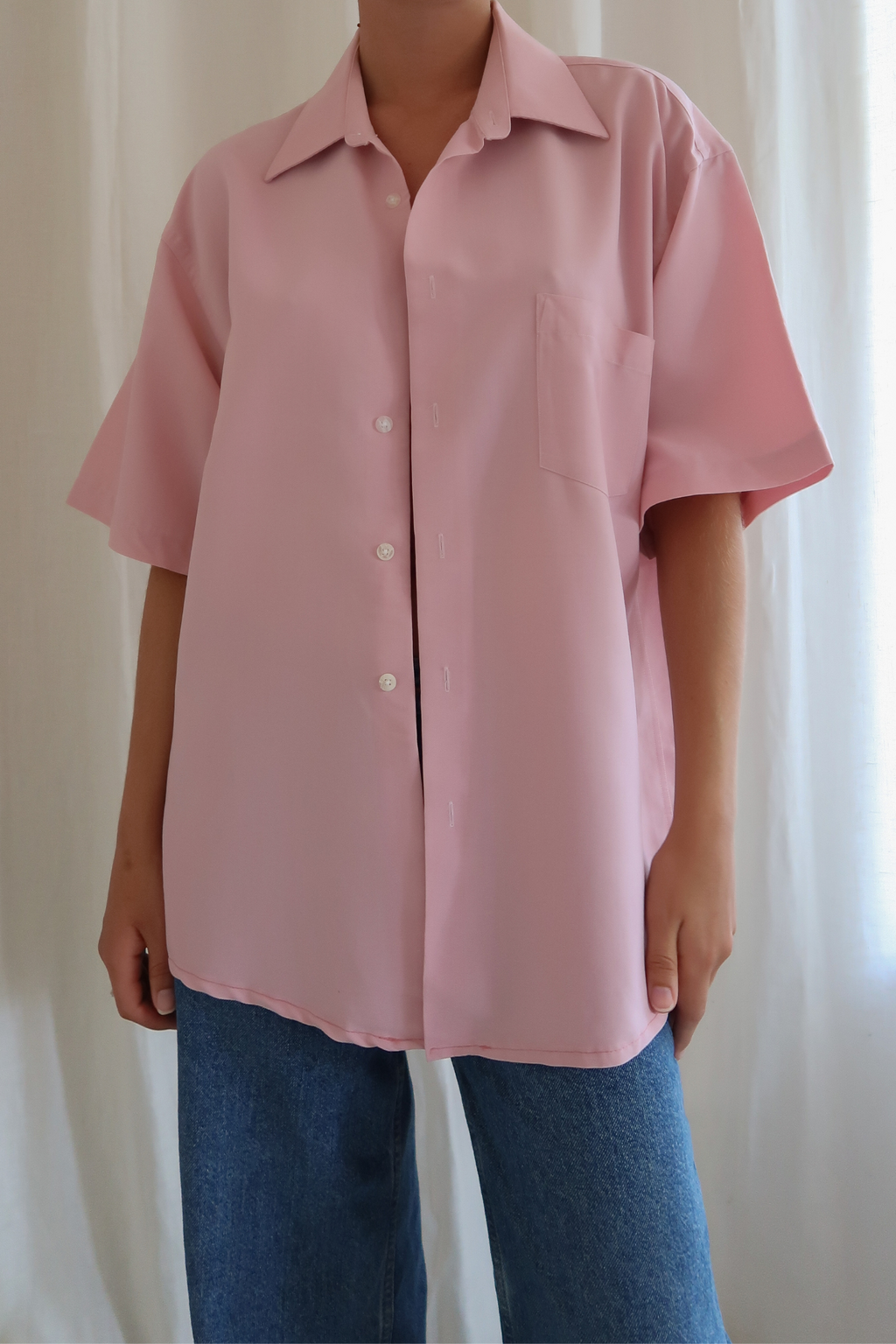 Pink Oversized Shirt