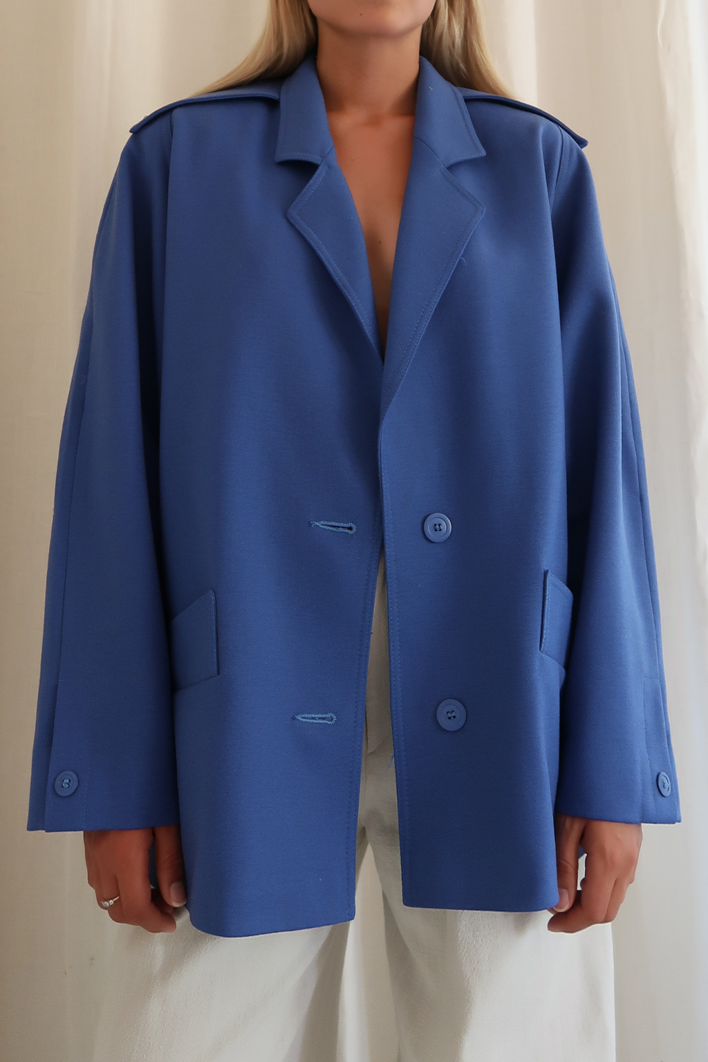Blue Vintage Wool Jacket